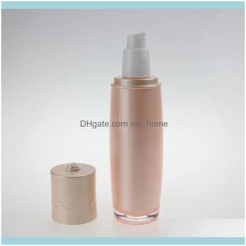 Storage Bottles & Jars 80ml Acrylic Pump Lotion Bottle With White Press Cosmetic Container