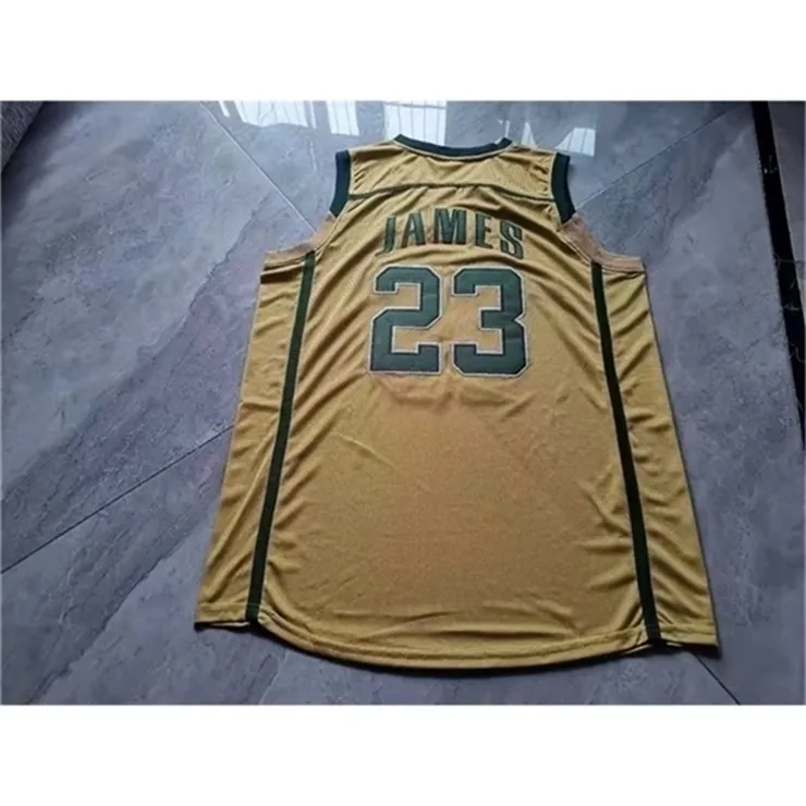 2324rare Basketball Jersey Men Youth women Vintage Lebron The Original High School Legends Irish College Size S-5XL custom any name or number