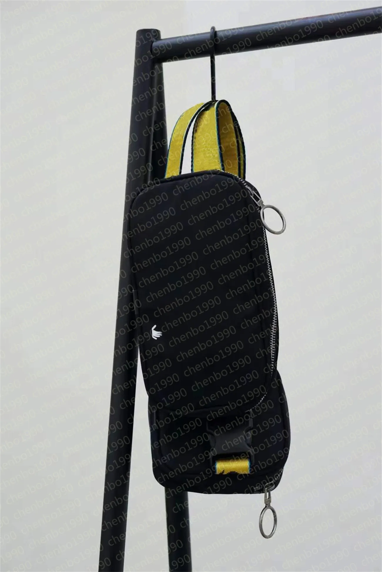 342New 2022 Brand MINI Men off Yellow canvas belt white Shoulder Bag canvas chest pack waist bags multi purpose satchel Messenger 5 stlys