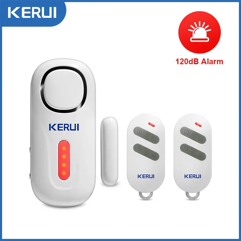 KERUI 120DB sans fil porte/fenêtre entrée sécurité antivol capteur alarme PIR magnétique Smart Home Garage système avec télécommande