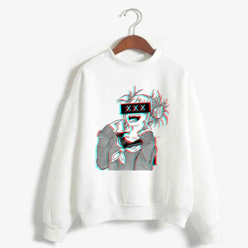 Meu Her i Academia Anime Harajuku Gr fico Hoodie Mulheres SenPai