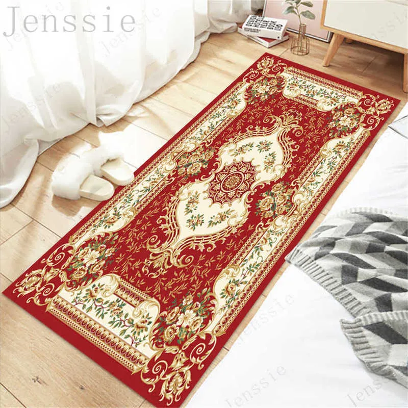 レトロなカーペットのキッチンマット、寝室のカーペット、廊下の屋外ドアのマット、バスルーム、リビングルーム、イスラム祈りの毛布rug 210928
