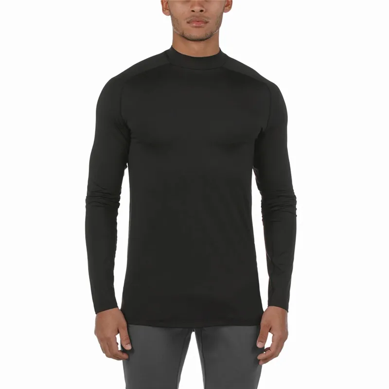 turtleneck workout shirt