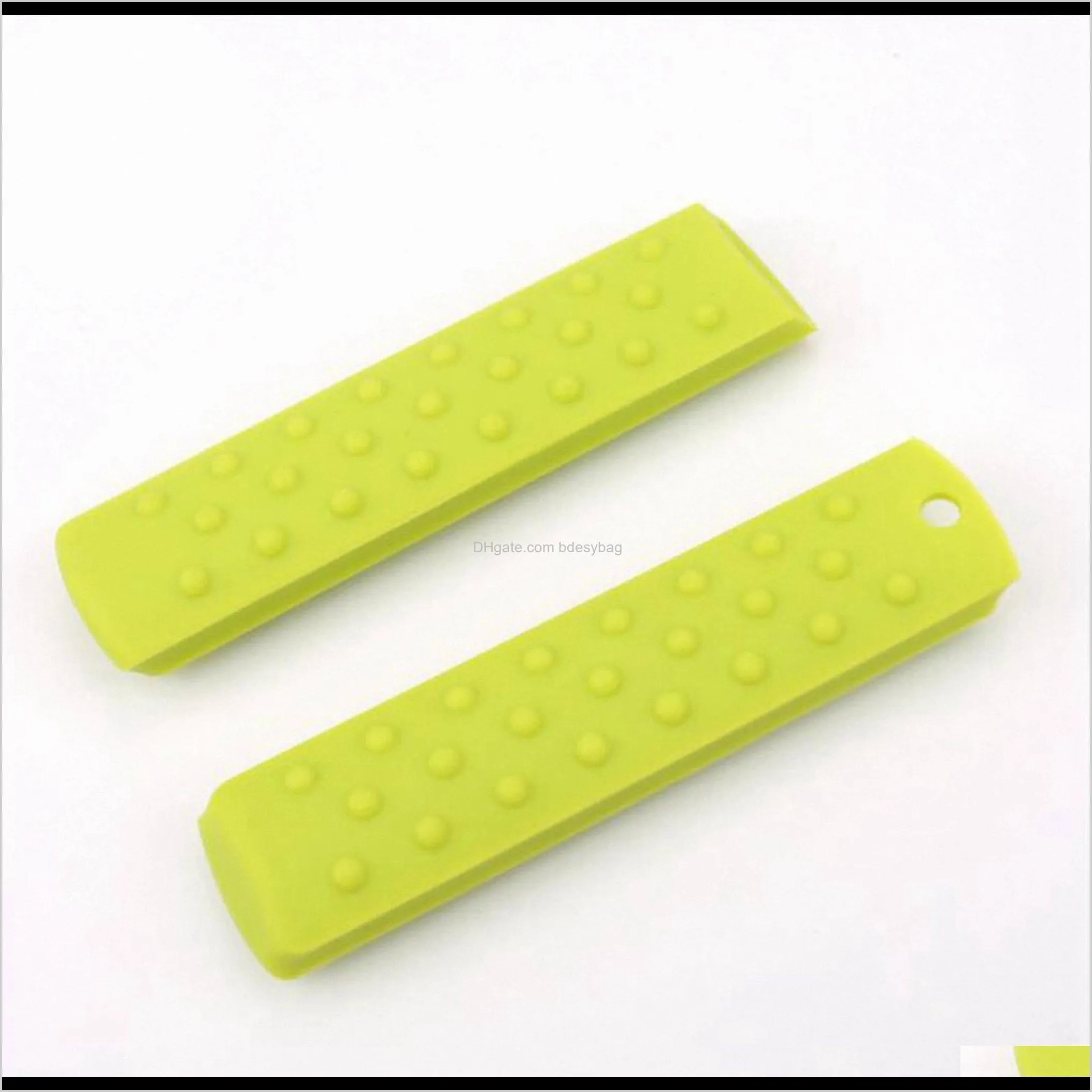 kinds silicone pot pan handle holder heat resistant anti skid anti hot protector brand new drop shiipping