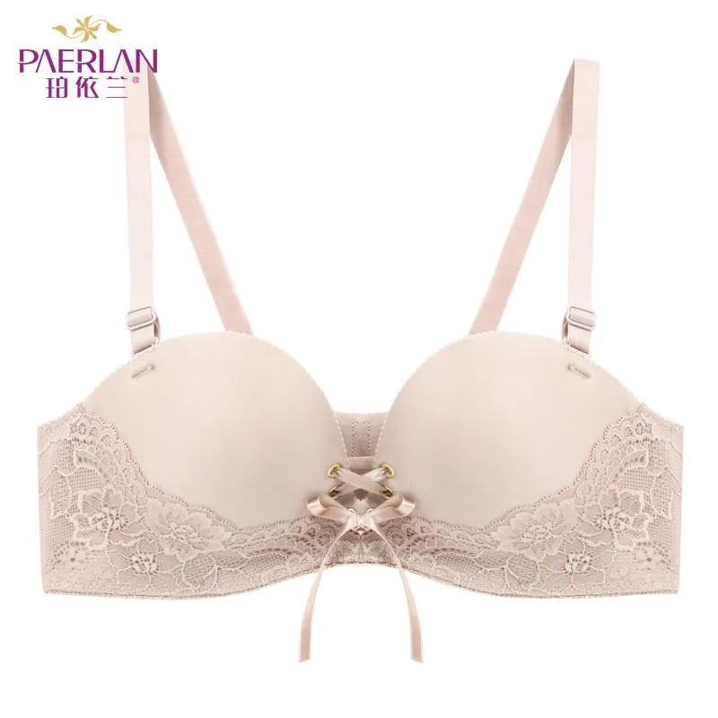 Bras PAERLAN Seamless Small Breasts Push Up Sexy Belt Pull B