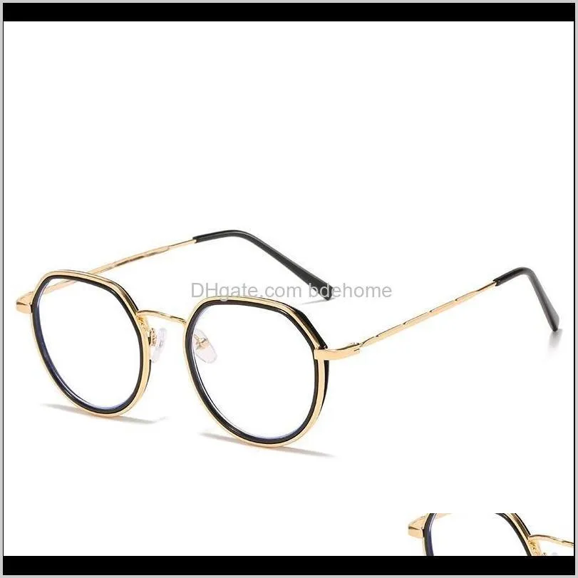 lonsy finished myopia prescription glasses women men round anti blue light shortsighted eyeglasses diopter -1.0 -2.0 -3.0 -4.0