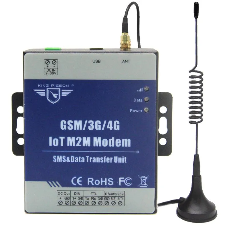 M2M 모뎀 DTU는 스마트 미터 PLC GSM / GPRS / 3G / 4G 경보 시스템을위한 투명한 전송 SMS WHILL RS485 포트를 지원합니다