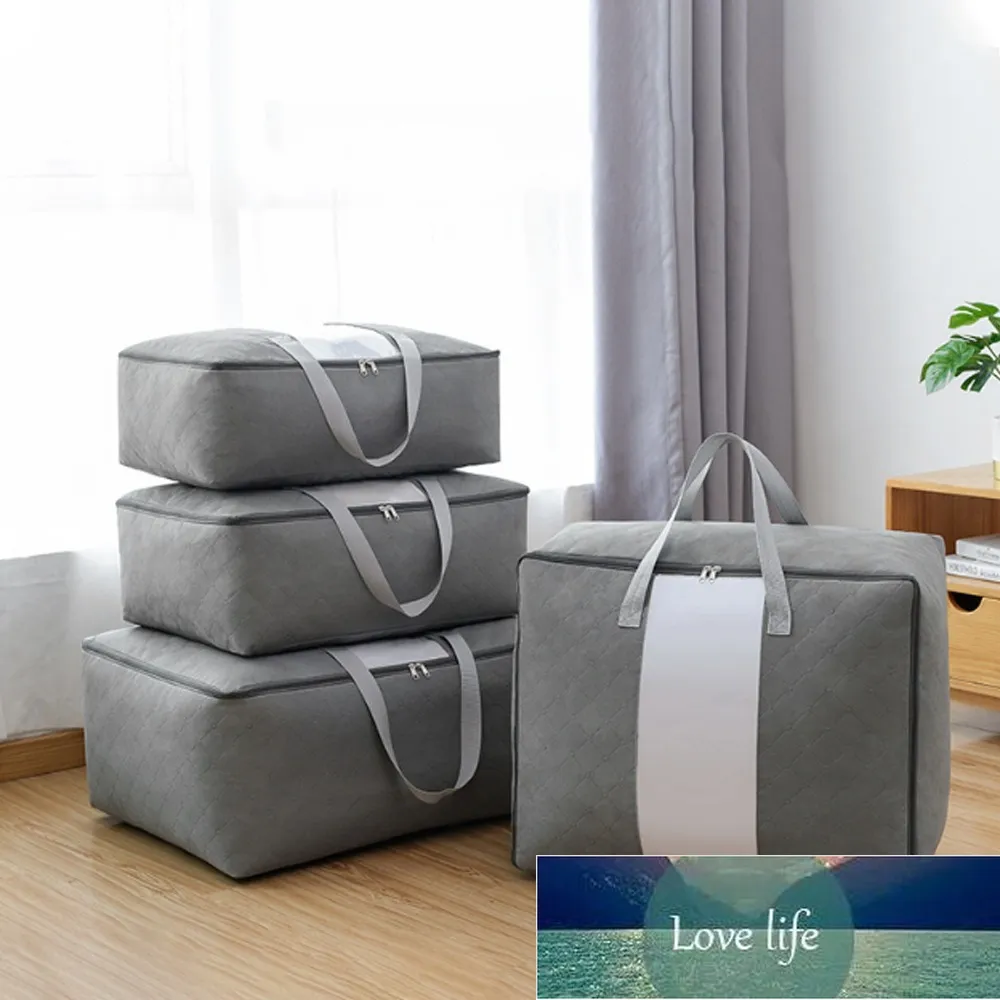 3 Pack Clothes Storage Bags , Large Capacity Blanket Storage Containers  Organizers For Comforters,bedding,clothing,foldable 3 Layer Fabric,#5 Zipper,r