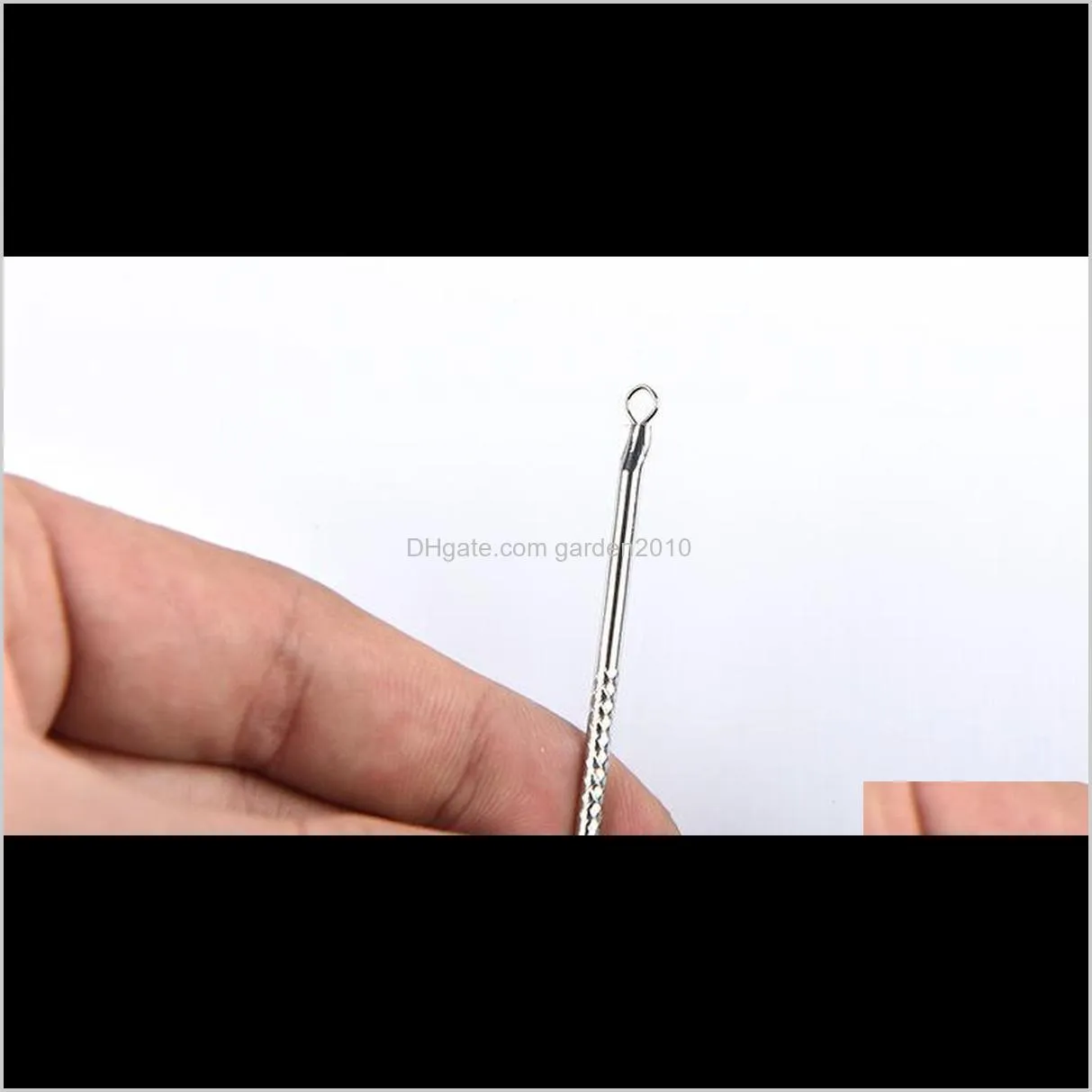 double head stainless steel acne needle acne stick blackhead needle small beauty needles with pvc bag