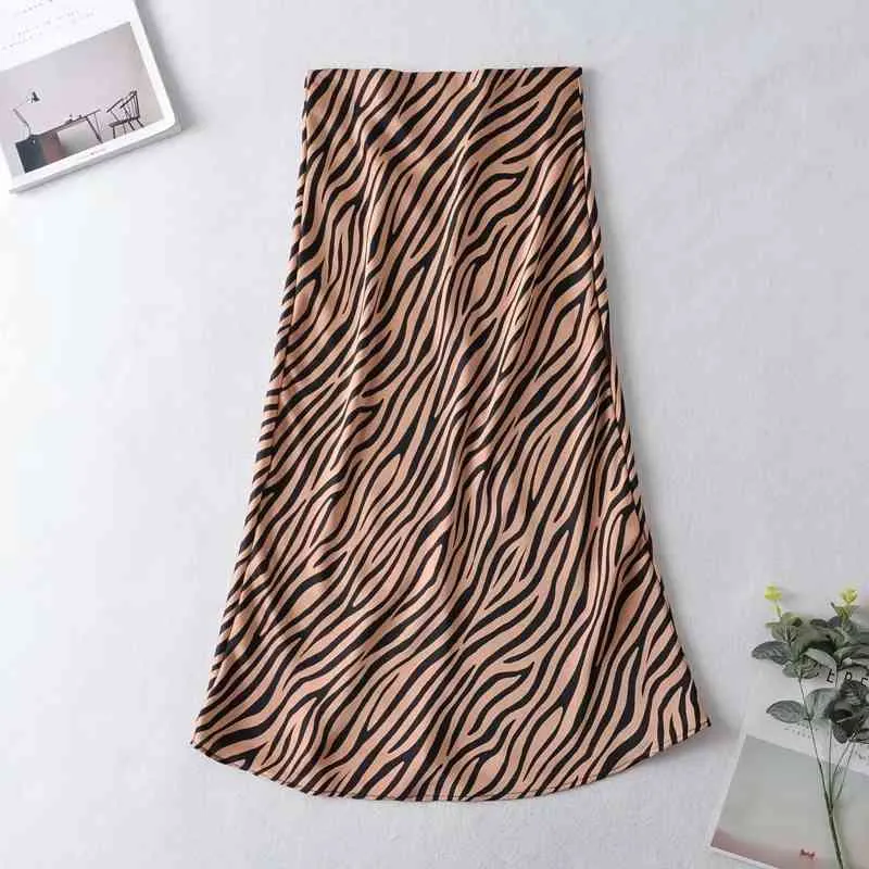 Ladies zebra print skirt top