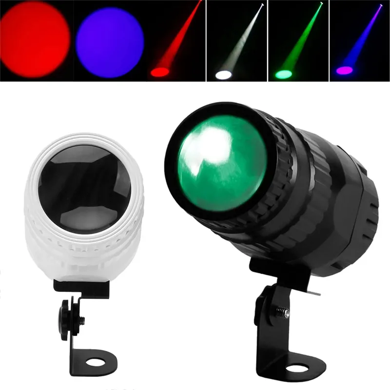 Iluminação de laser RGB LED 15W luzes de luzes de disco espelho espelho lâmpadas de espelho com controlador remoto DJ Party show projetor estadias de parede lâmpada