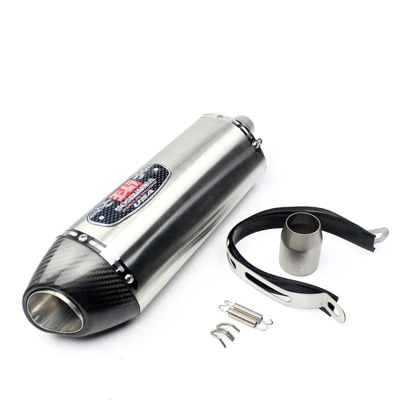 Yoshimura Real Carbon Fiber Motorcycle Exhaust Exhaust With DB Killer  420mm, 38 51mm Compatible With GSR 600, CB650F, R77 Cafe System From  Baluya, $124.24