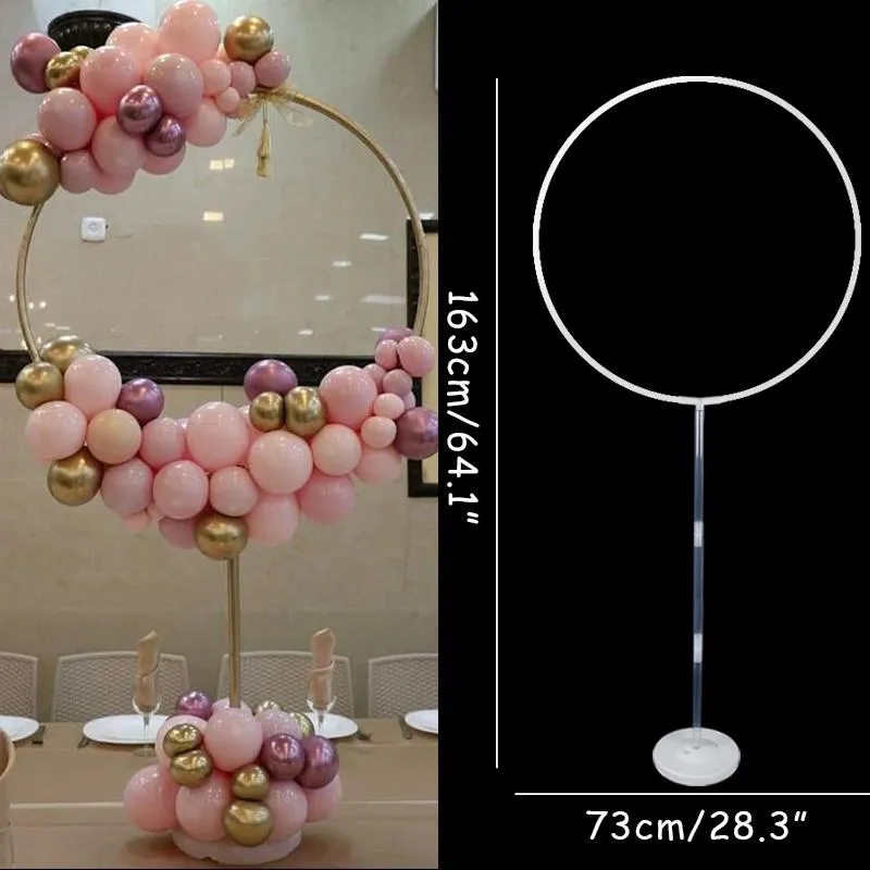 Cm Círculo Redondo Soporte Para Globos Columna Con Arco Decoración De Boda  Telón De Fondo Fiesta De Cumpleaños Baby Shower244M De 14,29 €