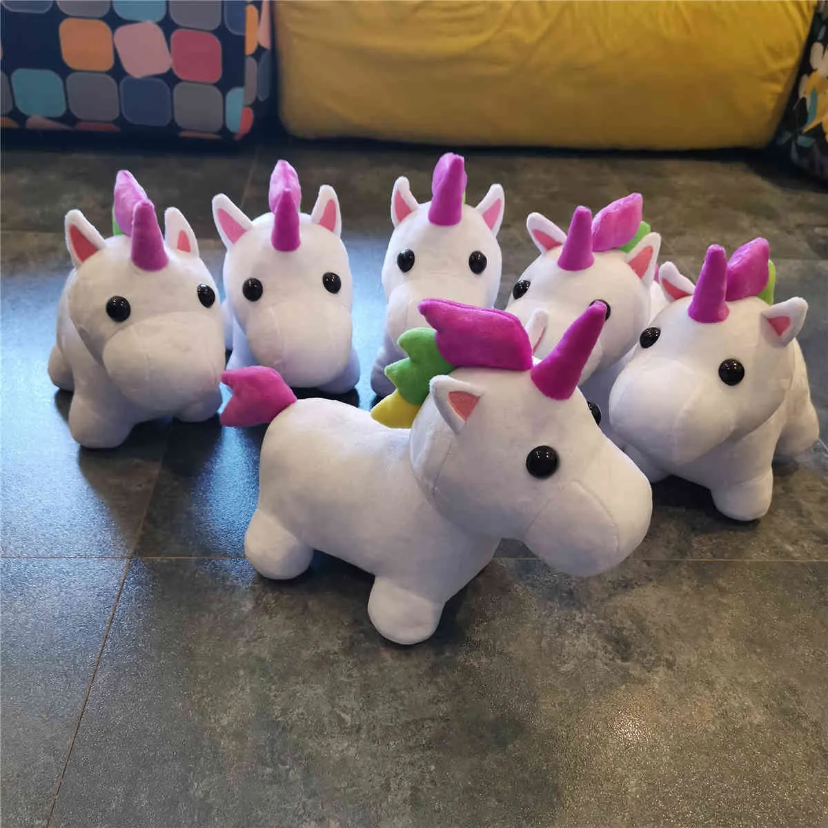 Adopt Me Plush Unicorn Pets Jugetes 10 Inches Game Peluche Piggy Action  Figures And Cute Stuffed Dolls By Robloxing 301E From Governor011, $9.78
