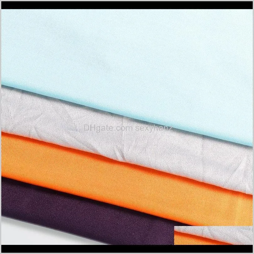 knitted polyester milk stretch silk high stretch fabric bottoming shirt sports underwear swimwear ice silk fabric