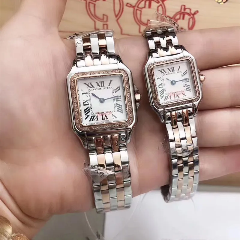 Orologio da donna alla moda Orologio da donna quadrante bianco Orologi Movemetn al quarzo Bracciale in acciaio inossidabile Vetro zaffiro resistente di alta qualità 080-2