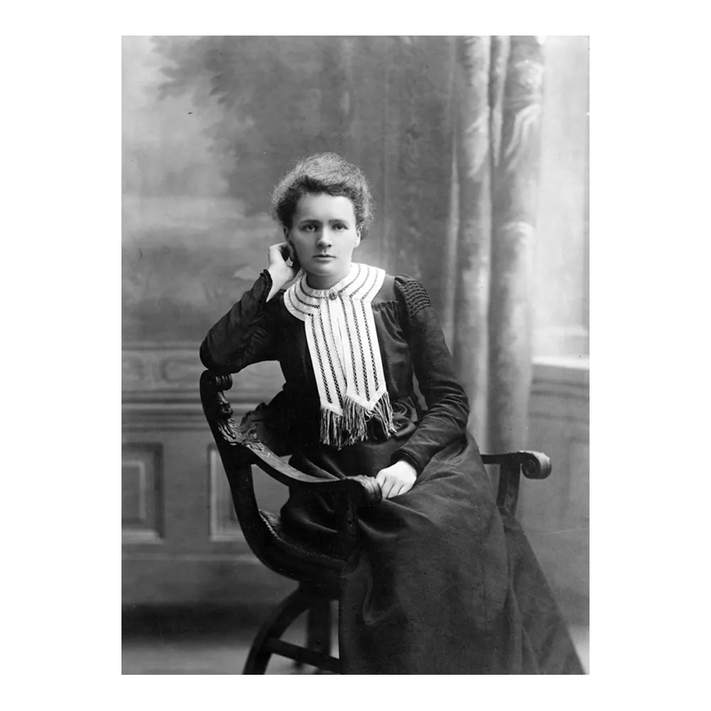 Madame Curie Portrait Photography Poster Stampa dipinto Decorazioni per la casa incorniciata o senza cornice