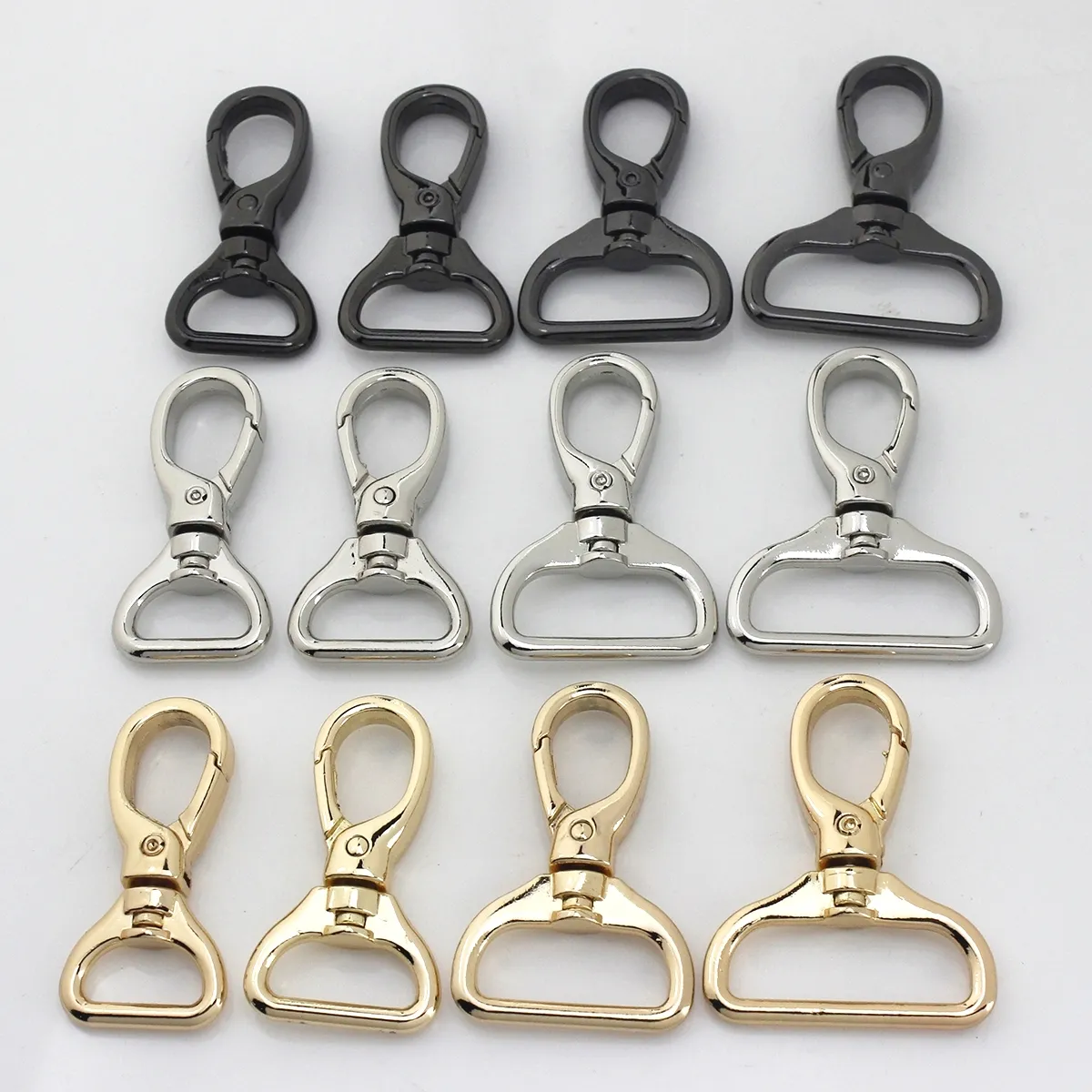 10-50pieces 3 colors 33*13mm 1.2 metal snap hook for small bag