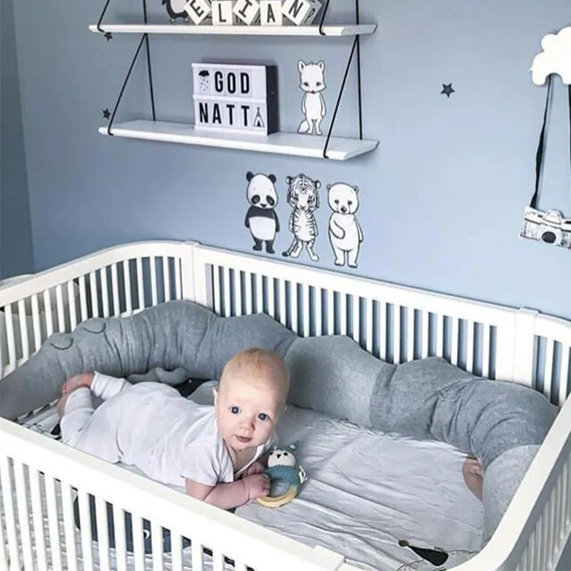 Crocodile Animal Knot Plush Crib Bedding Sets For Newborns 185cm Born Baby Bed Bumper With Infant Pillows Cushion Pads And Crib Liner Perfect For Child Room From Lingxiaohua 34.22 DHgate.Com