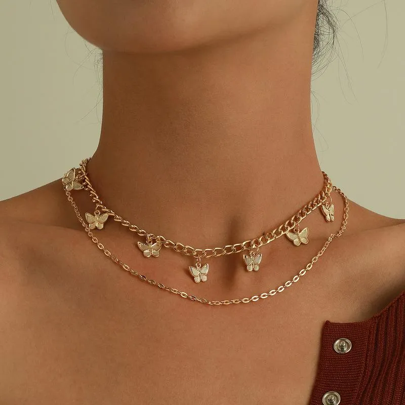 Elegant Silver & Colourful Crystal Small Balls Necklace Choker N83 