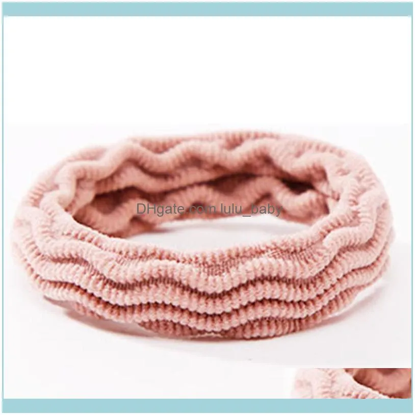 10Pcs/lot Elastic Hair Ties Holders Seamless Cotton For Headband Accessories Clips & Barrettes