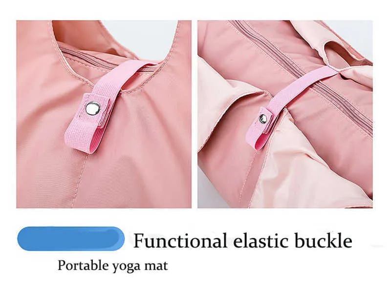 Nylon Women Men Travel Sports Gym Shoulder Bag Large Waterproof Nylon Handbags Black Pink Color Outdoor Sport Bags 2019 New (25)