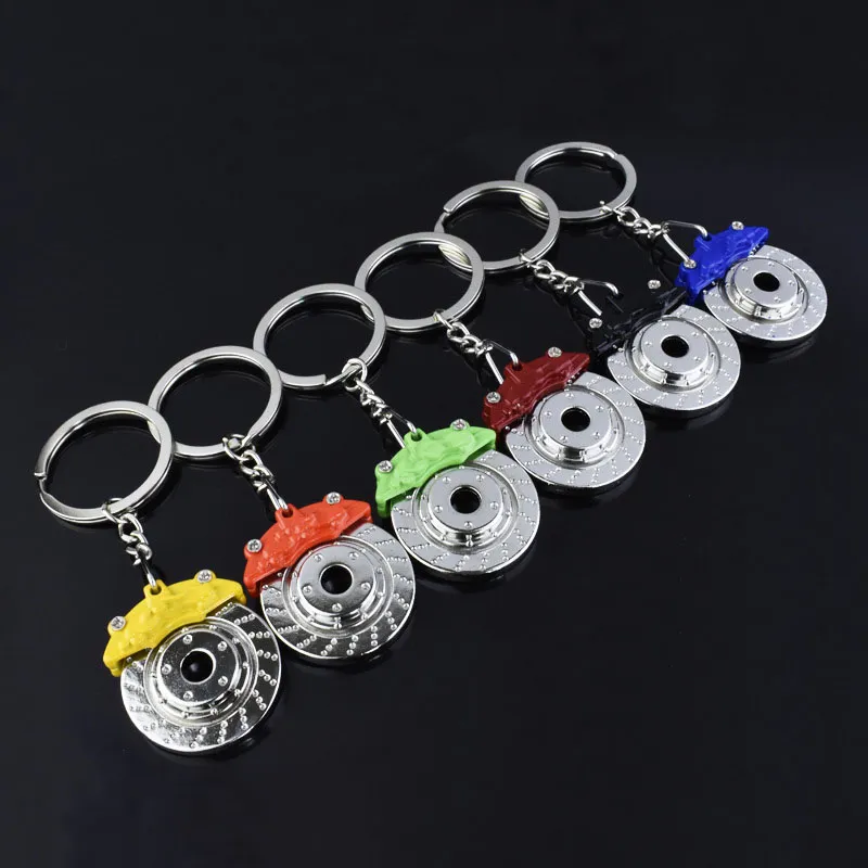 1 PCS Carro Freios Modificados Forma Keychain Homens Motocicleta Chave Pingente Freios Chaveiro Ring Disc Pads Chaveiro Pingente de Chaveiro na cintura