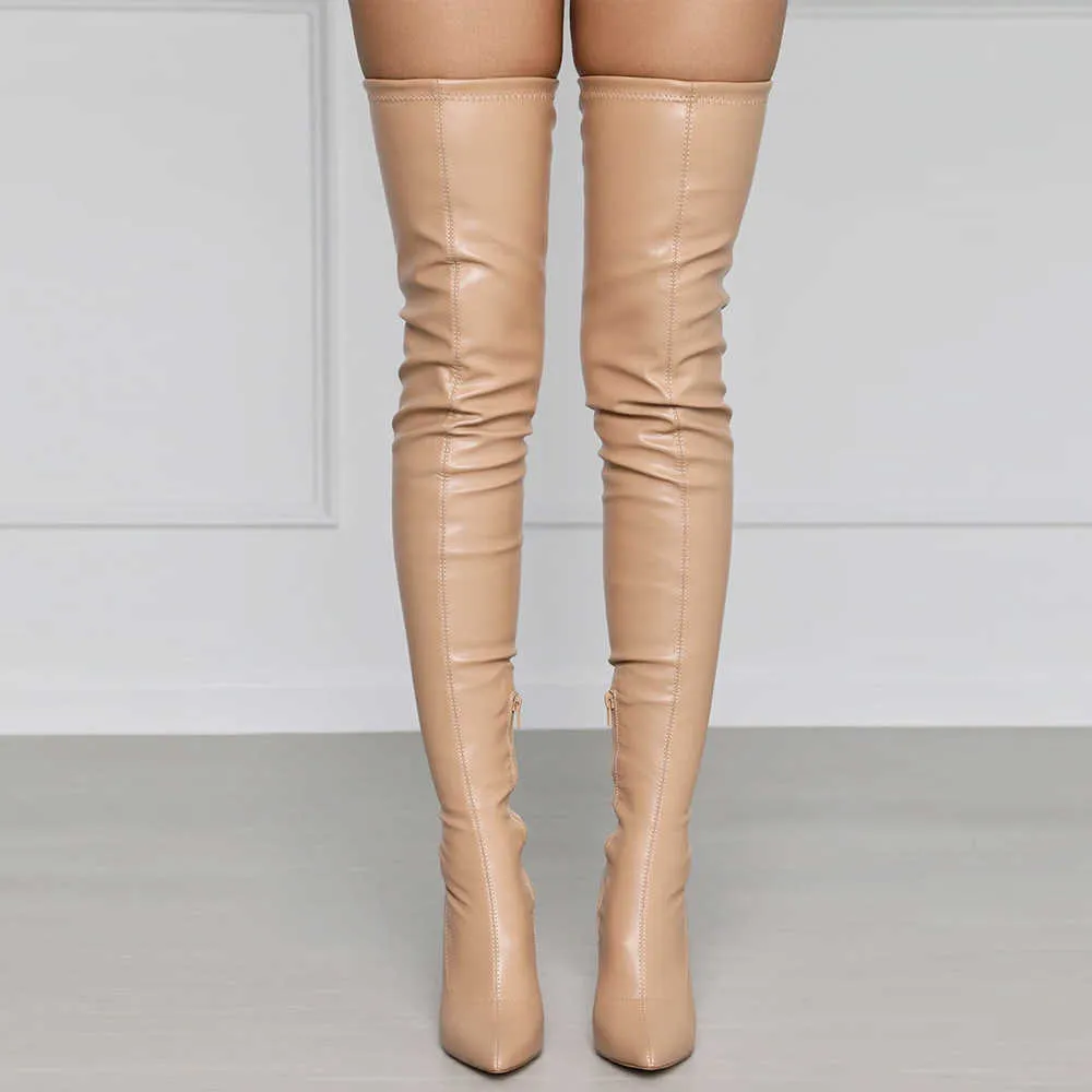 Womens thigh high heel boots new arrivals