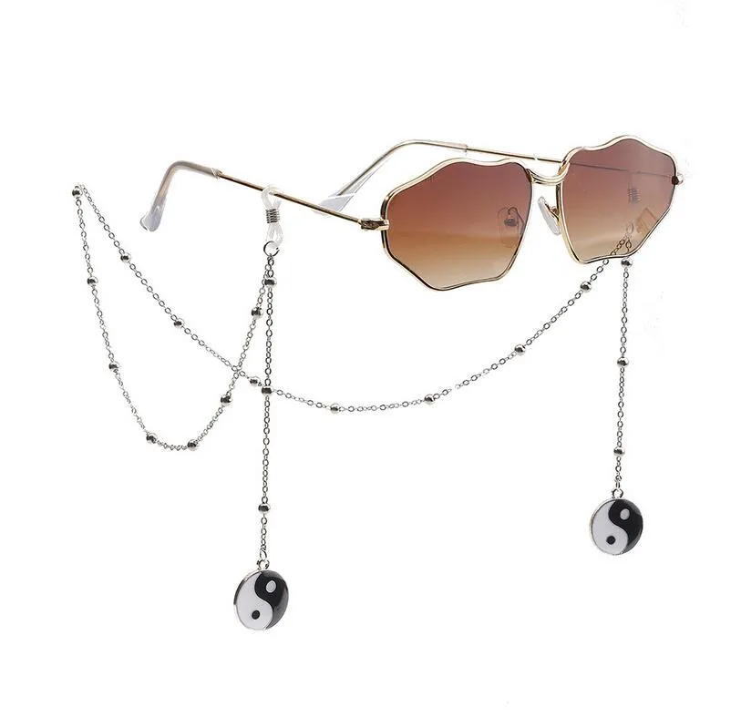 Fashion Womens Beaded Eyeglass Glasses Chain Bohemian Butterfly Pearl Metal Sunglasses Lanyards Eyewear Cord Holder Neck Strap
