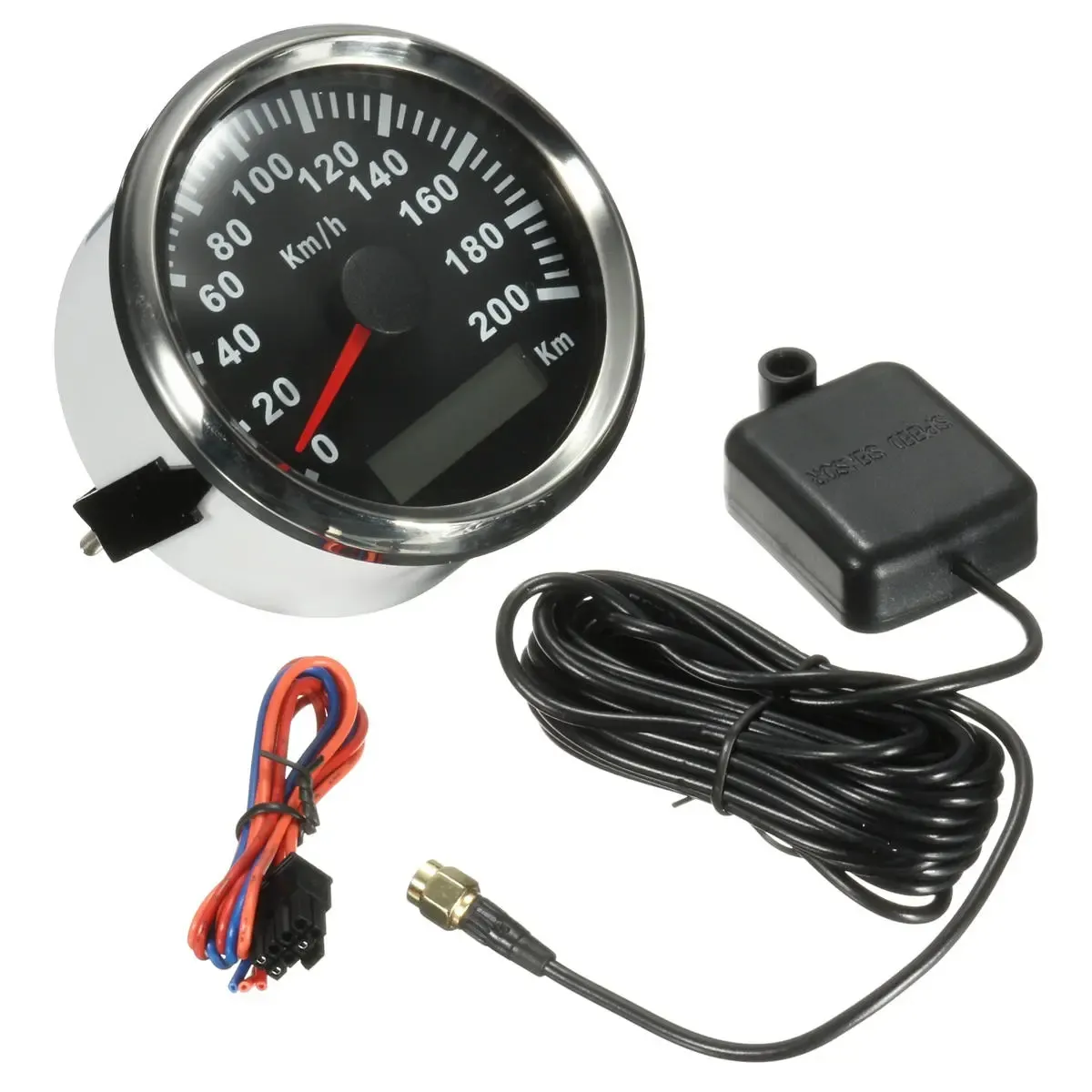 Compteur De Vitesse GPS 200 KM/H Jauges Numériques Étanches Voiture Moto  Auto Inoxydable Du 67,89 €