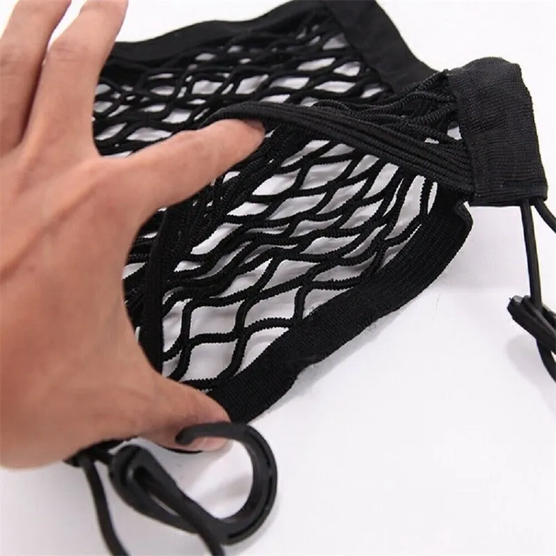 Universal Car Trunk Storage Net Bag Cargo Elastic Car Seat Mesh organizer Holder Organizer Seat Back Storage Bag Luggage