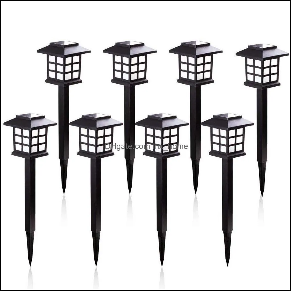 Other Festive & Party Supplies Home Garden 2/4/6/8Pcs Led Solar Pathway Lighting Waterproof Outdoor Lamp For Garden/Landscape/Garden/Terrace