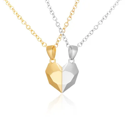 Heart Stone Magnetic Couple Necklace Set For Women And Men, Attractive  Pendant Magnet Red Heart Necklace From Xiteng04, $1.38