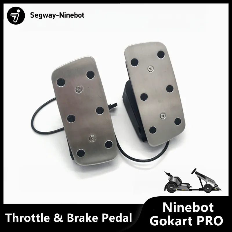 Original Self-Balancing Scooter Throttle Bromspedal för NineBot Gokart Pro Tillbehör Kit KART Accelerator Pedals Bromsdelar ersättning