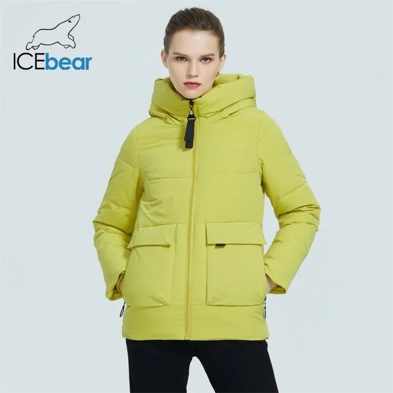 autumn and winter brand ladies jackets hooded high-end cotton parka fashionable women's coat GWD6D 211008