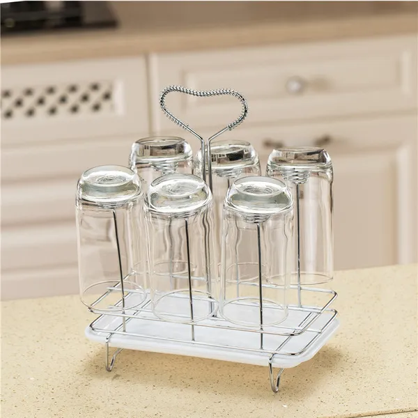 Iron Draining Cup Storage Rack Multifunction Modern... From Funoutdoor ...
