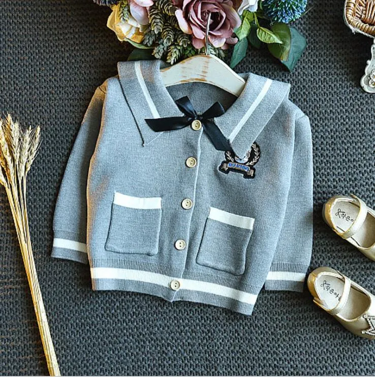 2022 Girls Clothing Set Cardigan Sweaters+skirts Baby Girl Kids Elegant Suits Children Autumn Winter Clothes Knit Set