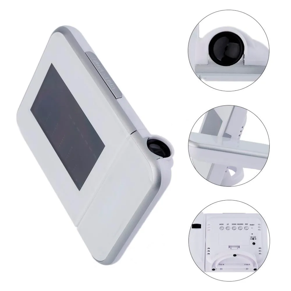 Brand ProTime Type Digital Projection Alarm Clock Specs Color