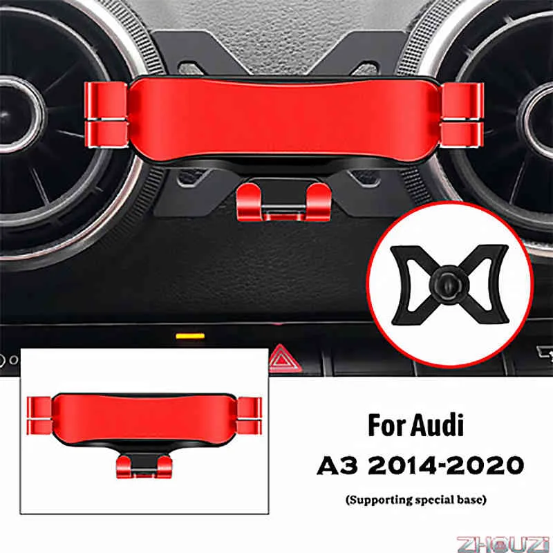 Handyhalter Für Audi A3 S3 8V 2014 2020 Luftaustritt Clip Halterungen  Ständer GPS Gravity Navigation Bracket Autozubehör Von 37,89 €