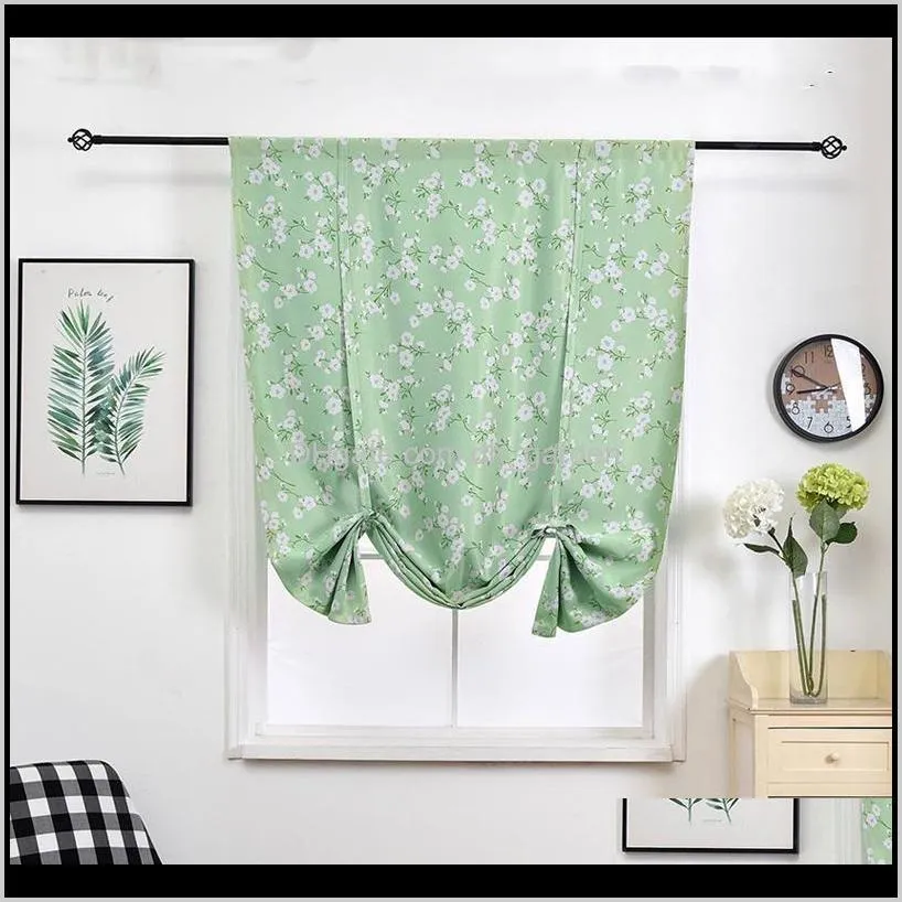 printed window blackout curtains living room bedroom blinds blackout curtain window treatment blinds finished drapes 102*160cm dbc