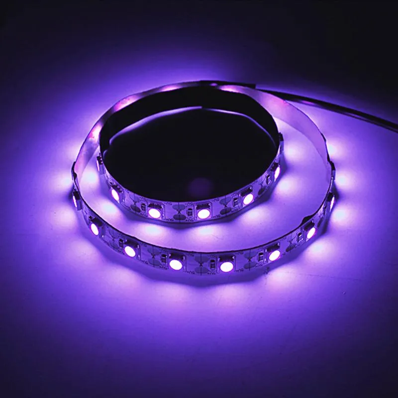 Altre lampadine Tubi 50cm 5V LED Disinfezione UV Lampada luminosa SMD USB Sterilizzatore a nastro Striscia UVC DC Germicidal Kill Dust Mite Elimi