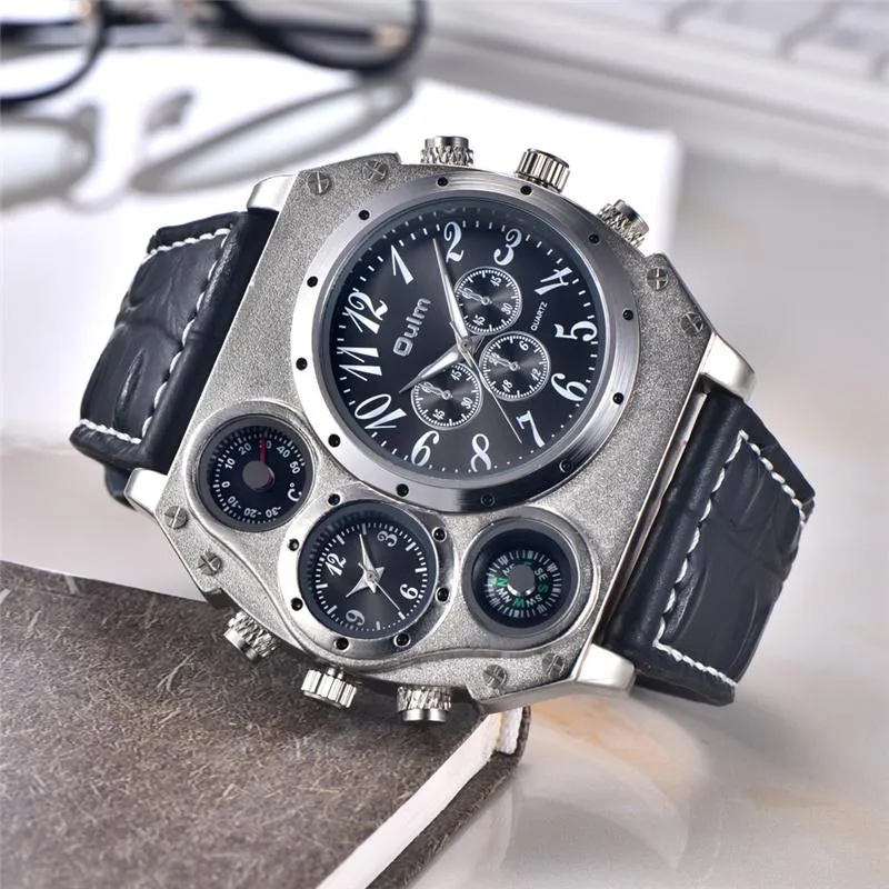 Wristwatches Oulm HP1349 Men Super Big Watch Large Dial Male