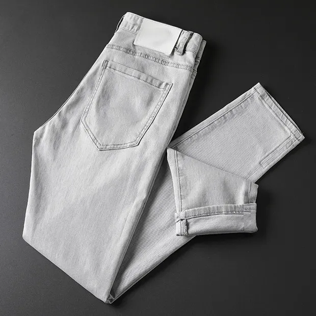 Jeans pour hommes Designer Pantalon hip-hop classique Styliste Distressed Ripped Rider Slim Fit Moto Denim Jean