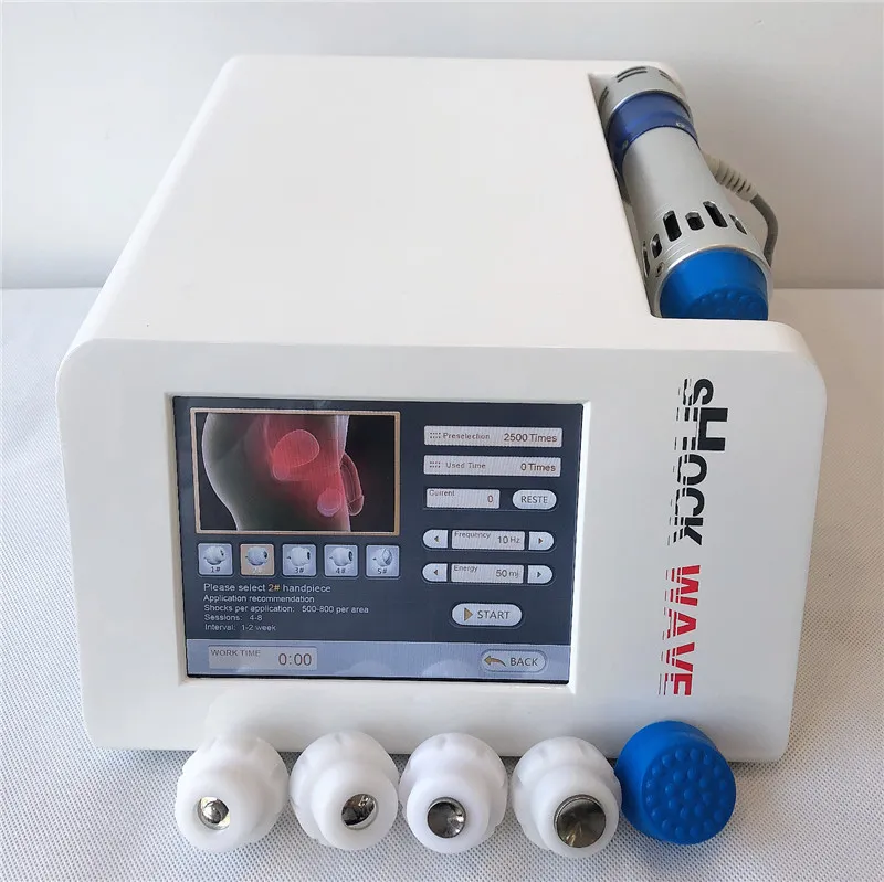 Tratamento de onda de choque portátil edswt para equipamentos de ondas de choque masculino de disfunção erétil e reduz a celulite