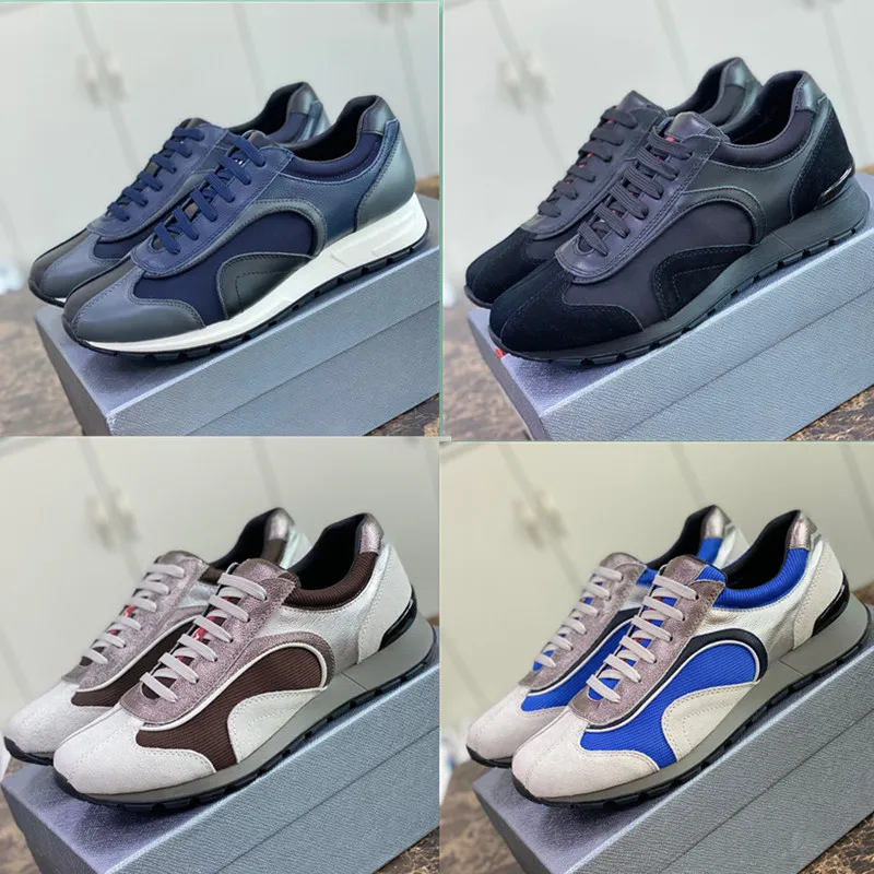 2022 Mężczyzna Casual Shoes Najwyższej Jakości Mężczyźni Trampki Moda Luksusowy Shoess Skóry Wkładka Płótno Oddychające trampki dla Menss Size38 ~ 46