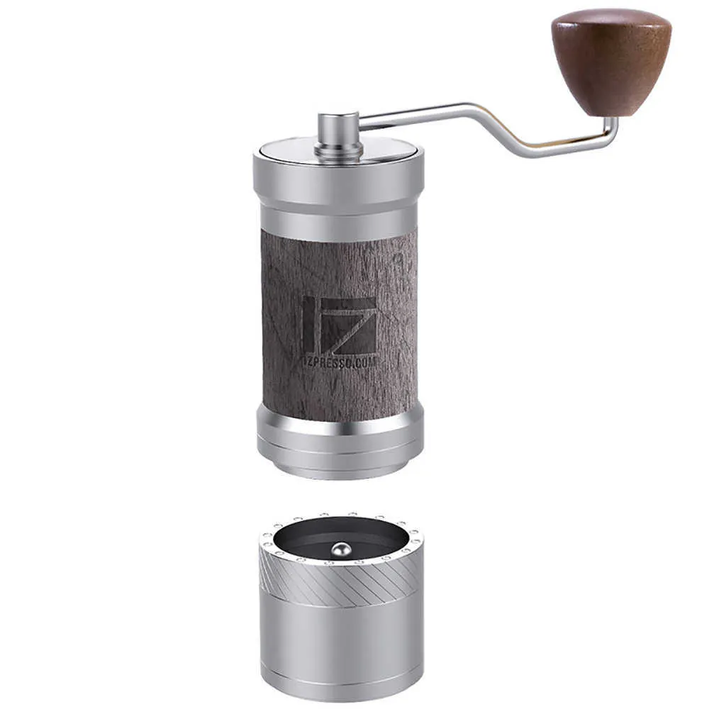 1Zpresso JE Plus Manual Moedor De Café Alumínio Burr Burr Aço Inoxidável Moinho De Feijão Ajustável Mini moagem 35G 210609