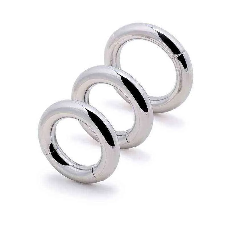 NXY rings Metal Magnet Ring Lock Sperm Male Chastity Adult Sex Toys Crusher Scrotum Dick Stretcher ring For Me_voghion.com