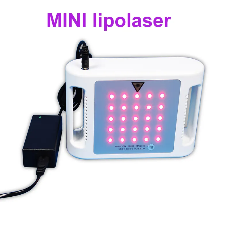 Nyaste Mini Lipolaser Slimming Machine 650nm 25 36 Diode Lipo Laser Lipolys Liposuction Machine