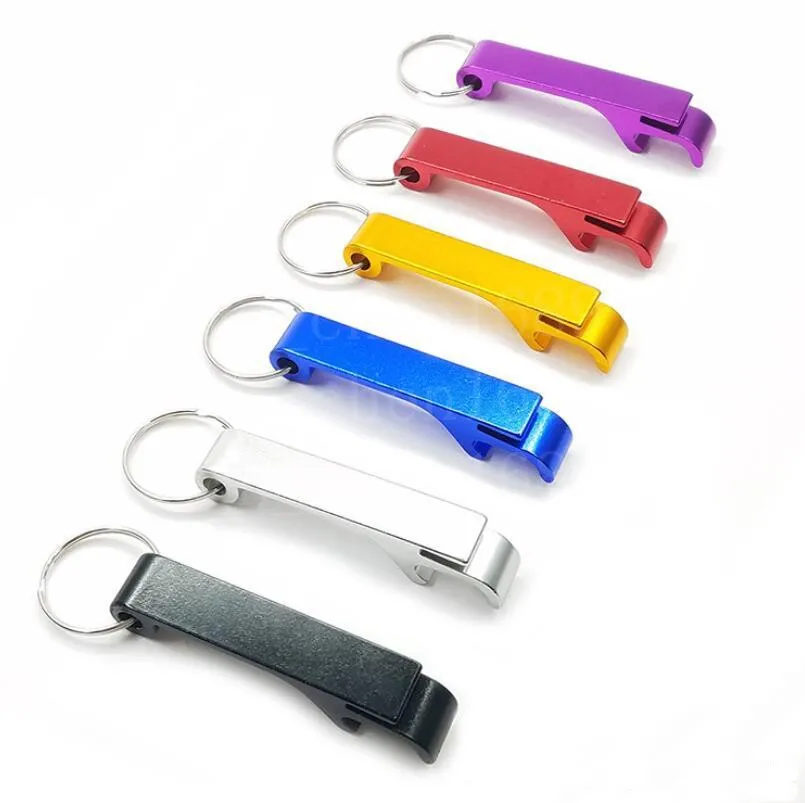 Colorful Fashion Pocket Key Chain Bottle Opener Claw Bar Small Beverage Beer Opener Keychain Key Ring