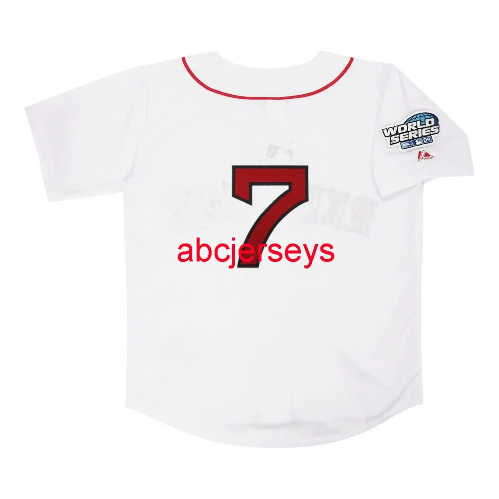 DHgate Stitched Custom Trot Nixon White Home World Series Baseball Jersey Sports Outdoors